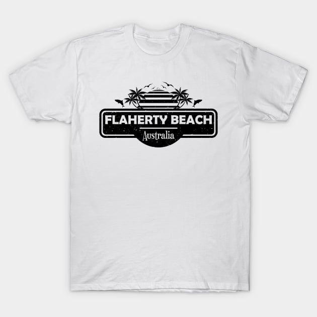 Flaherty Beach Australia, Yorke Peninsula, SA, Tropical Palm Trees Sunset – Summer T-Shirt by Jahmar Anderson